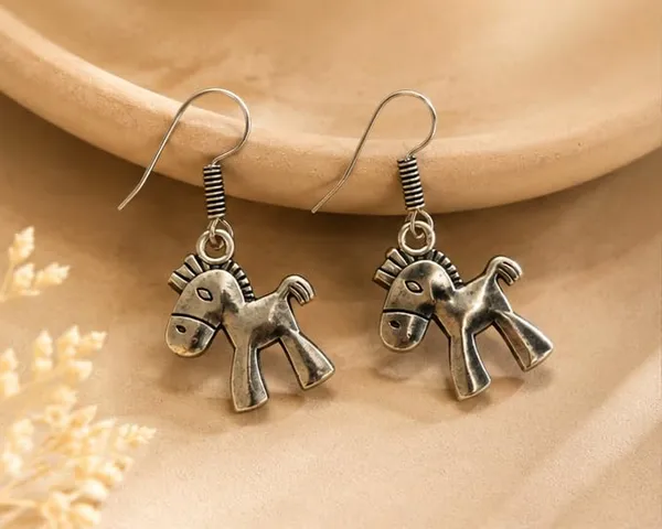 Horse_Charm_Dangle_Earrings