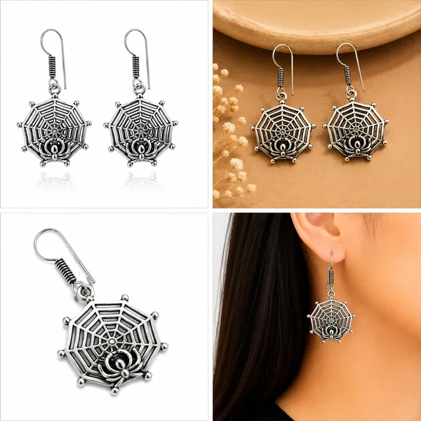 Spider_Web_Dangle_Earrings