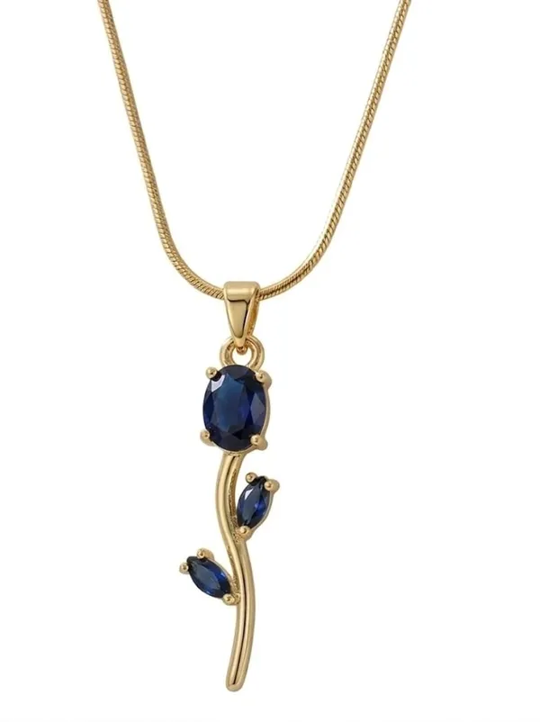 Women_S_Stainless_Steel_Chain_Necklace_With_Crystal_Stone_Pendant