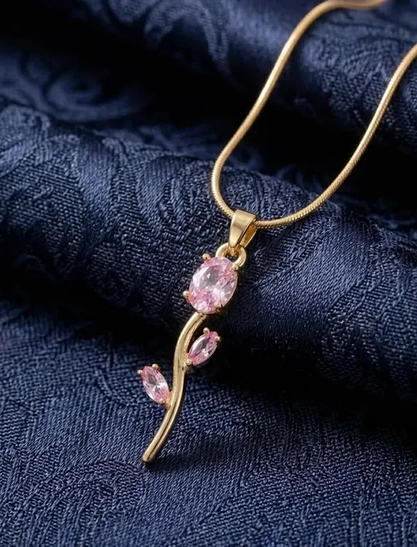 Women_S_Gold_Plated_Crystal_Pendant_Necklace