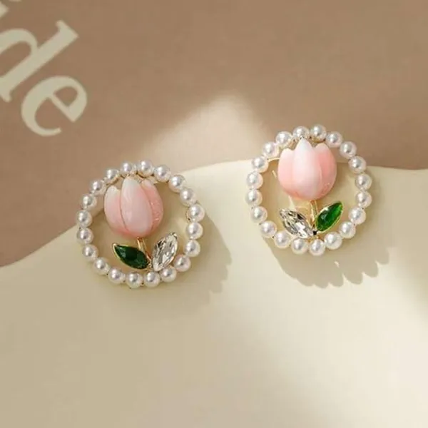 Floral_Necklace_Earrings_Bracelet_Jewellery_Set