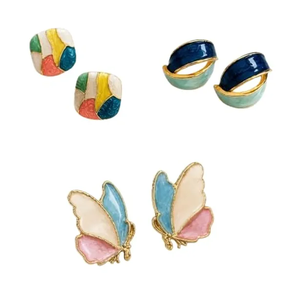 Enamel_Square_Earring_Set