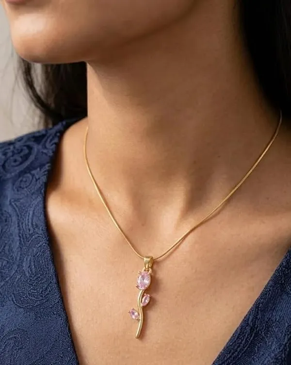Women_S_Floral_Necklace_Earrings_Bracelet_Jewelry_Set