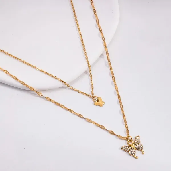 Butterfly_Pendant_Necklace_And_Bow_Earrings_Set