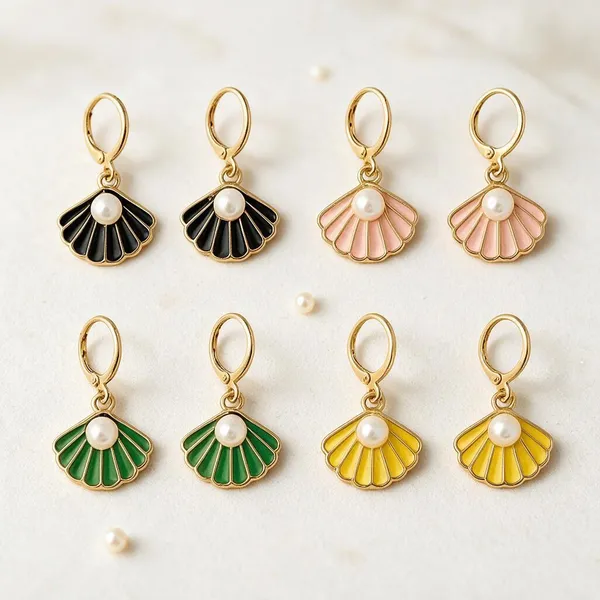Seashell_Earrings_For_Women_Set_Of_4
