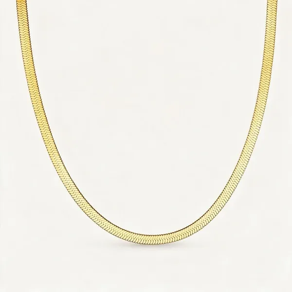 Stainless_Steel_Herringbone_Chain_Necklace