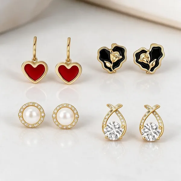 Women_S_Earring_Set_Set_Of_4
