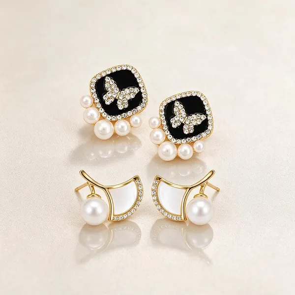 Butterfly_Pearl_Stud_Earrings_Set_Of_2