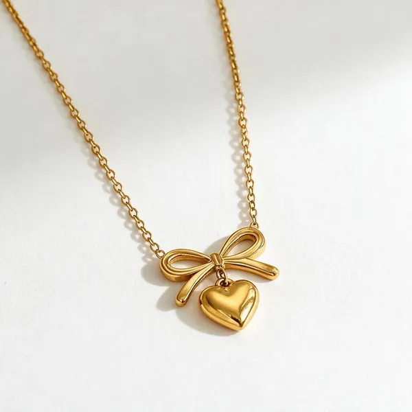 Bow_And_Heart_Pendant_Necklace