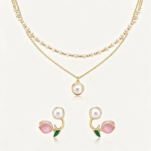 Alloy_Gold_Plated_Jewel_Set_Set_Of_2