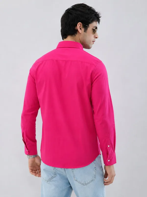 Rose_Pink_Cotton_Regular_Fit_Solid_Shirt_For_Men