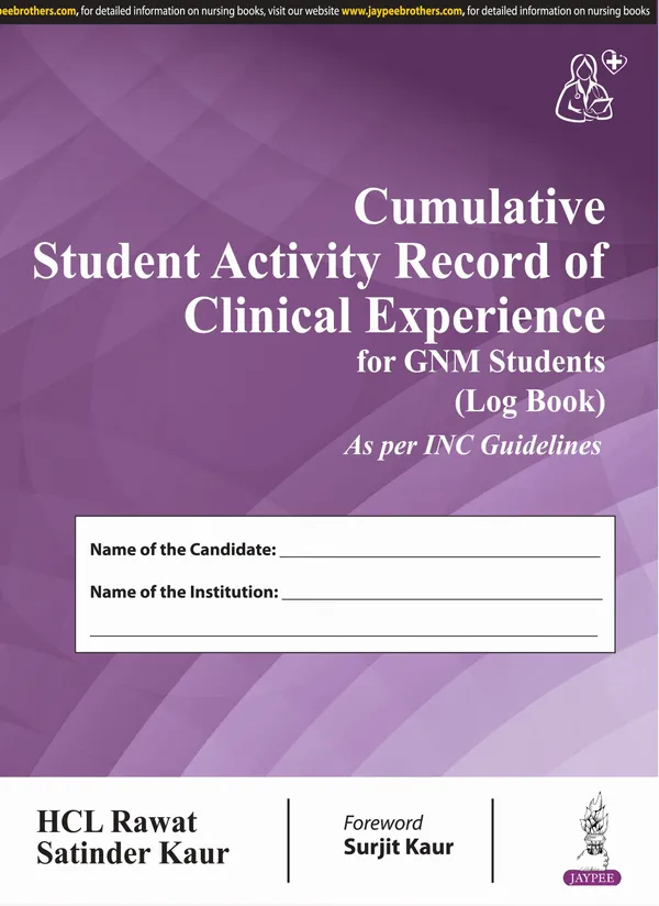 Cumulative_Student_Activity_Record_Of_Clinical_Experience_For_Gnm_Students_Log_Book_-_Pack_of_2