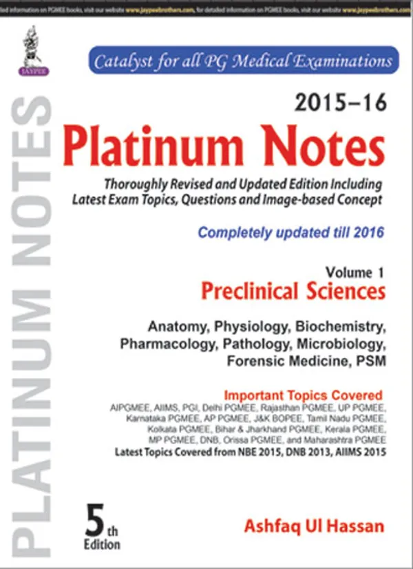Platinum_Notes_Preclinical_Sciences_2015_16_Volume_1