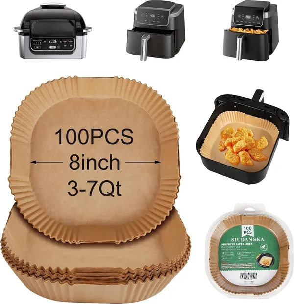 Kesol_100_Pcs_Square_Air_Fryer-Paper_Disposable_Paper_Liner,_Baking_Paper_&_Oil-Proof_Airfryer_Tray