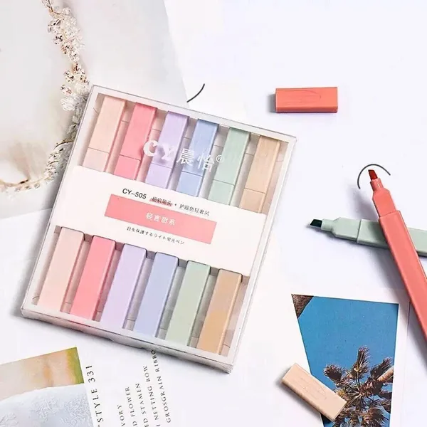 Dpiszone_Aesthetic_Pastel_Highlighter_For_College_Student_School_Office_Bank_Etc_(Set_Of_6,_Multicolor)