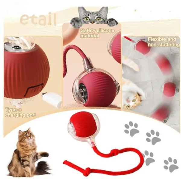 Nkpets_Product_Rolling_Ball_Fiber_Ball,_Fetch_Toy_For_Dog_&_Cat