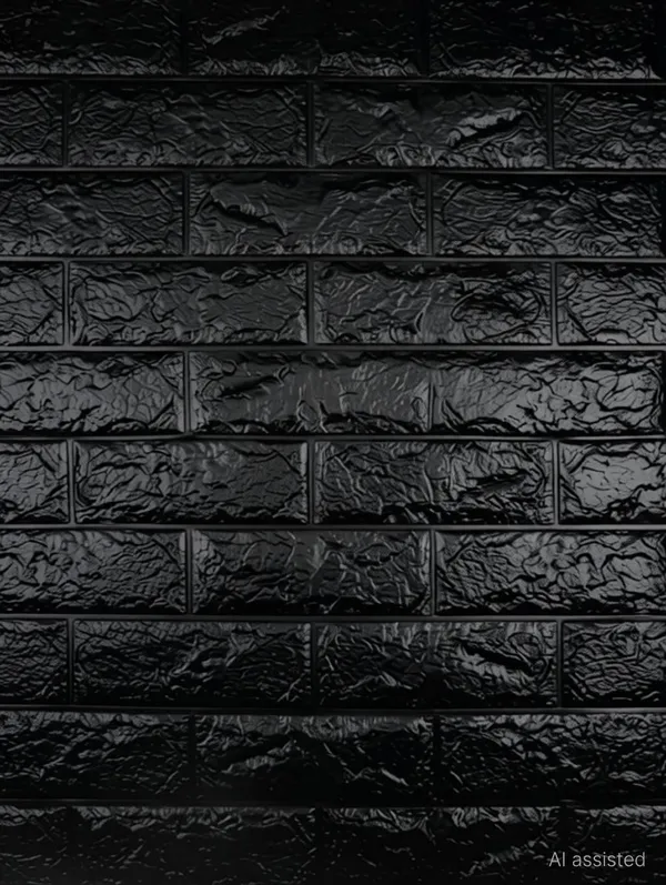 Utsav_70_Cm_X_5_Cm_Waterproof_Abstract_Vinyl_Wallpaper_(Black,_Pack_Of_10)