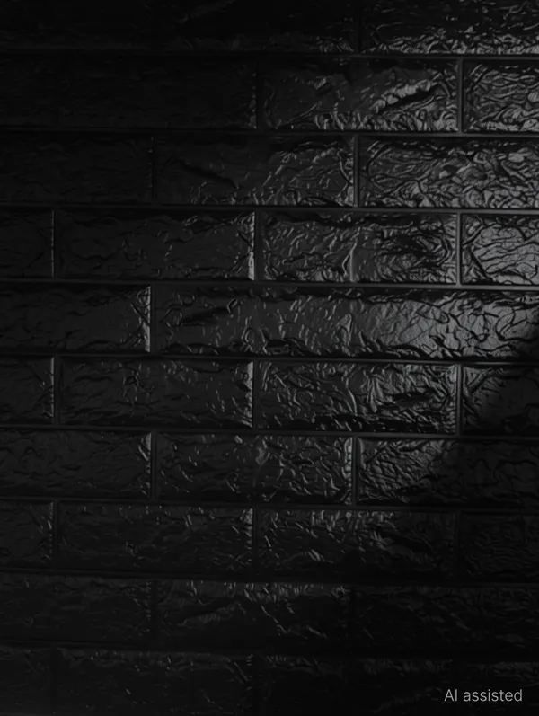 Utsav_70_Cm_X_5_Cm_Waterproof_Abstract_Vinyl_Wallpaper_(Black,_Pack_Of_15)
