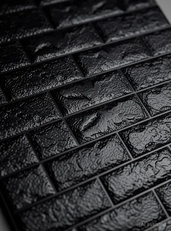 Utsav_70_Cm_X_5_Cm_Waterproof_Abstract_Vinyl_Wallpaper_(Black,_Pack_Of_5)