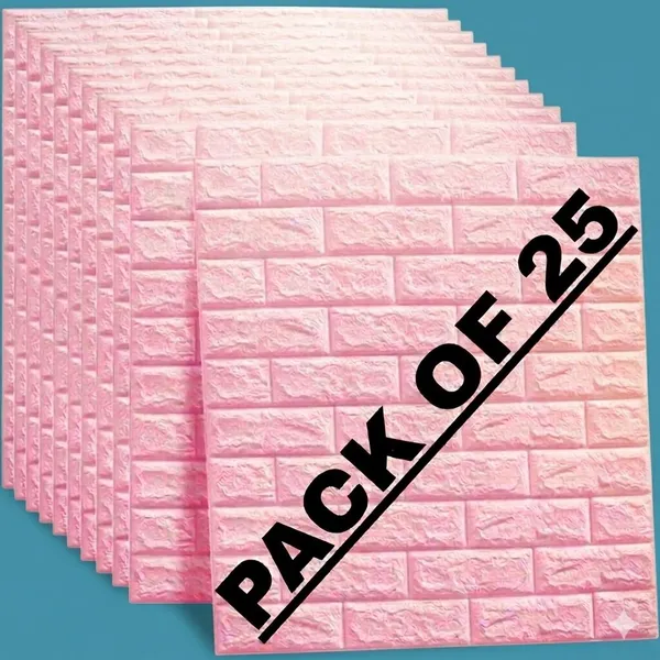 Utsav_70_Cm_X_5_Cm_Waterproof_Abstract_Vinyl_Wallpaper_(Pink,_Pack_Of_25)