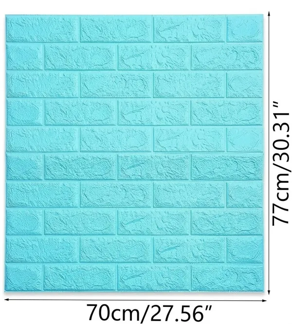 Utsav_70_Cm_X_5_Cm_Waterproof_Abstract_Vinyl_Wallpaper_(Blue,_Pack_Of_5)