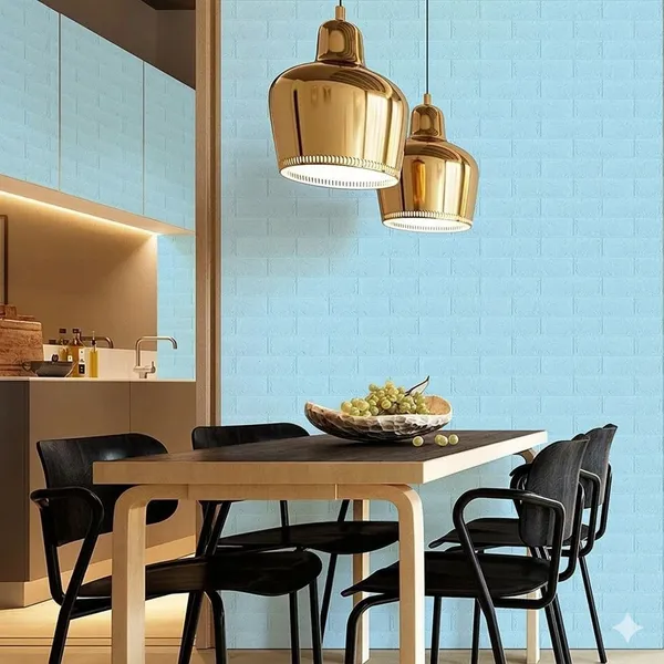 Utsav_70_Cm_X_5_Cm_Waterproof_Abstract_Vinyl_Wallpaper_(Blue,_Pack_Of_5)