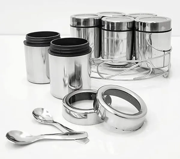 Amba_R_7_In_1_Stainless_Steel_See_Through_Lid_Masala_Stand_Dry_Fruit_Stand_Condiment_Set_Spice_Box_For_Kitchen_And_Home_7_Spoon_And_Beige