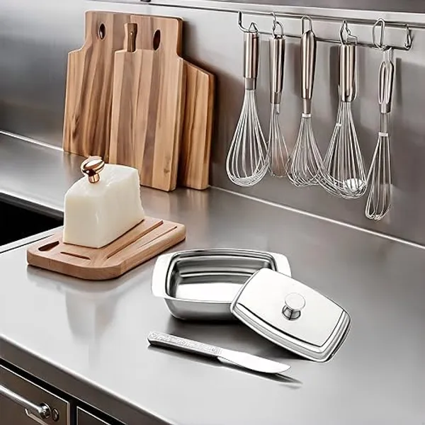 Amba_R_Stainless_Steel_Butter_Dish_With_Lid_Butter_Plate_With_Free_Steel_Butter_Knife_Stainless_Steel_Butter_Box_Butter_Container_With_Lid_250g