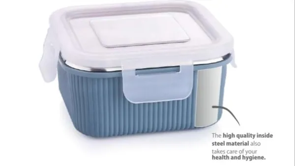 Amba_R_Kitchenware_Square_Stainless_Steel_Lunch_Tiffin_Box_Premium_Dry_Fruit_Container_Compact_400ml_Storage_Solution