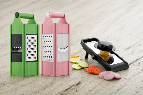AMBA'R_Veggie_Prep_Duo_–_4-in-1_Grater_Slicer_&_Adjustable_Mandoline_Slicer_Pack_Of_2