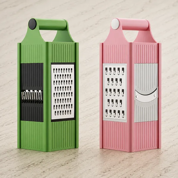 Stainless_Steel_Plastic_4-In-1_Vegetable_Fruit_Grater_Slicer_-_Pack_of_1