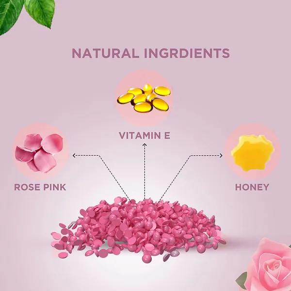 Bafli_Hair_Removal_Brazilian_Hard_Wax_Beans,ROSE_PINK_100gram,WHITE_CHOCOLATE_100gram_Wax_(200_g,_Set_of_2)