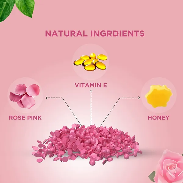 Bafli_Hair_Removal_Brazilian_Hard_Wax_Beans,ROSE_PINK_100gram,WHITE_CHOCOLATE_100gram_Wax_(200_g,_Set_of_2)