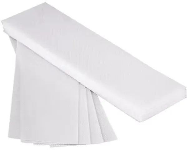 Bafli_Waxing_Strips_Plain_Disposable_white_Color_Wax_Strips_Easy_&_Safe_100_gsm_Strips_(100_Strips)