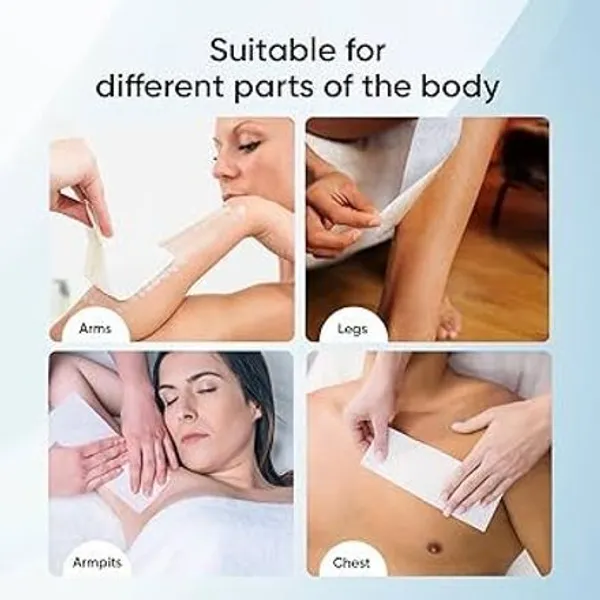 Bafli_Waxing_Strips_Plain_Disposable_white_Color_Wax_Strips_Easy_&_Safe_100_gsm_Strips_(100_Strips)