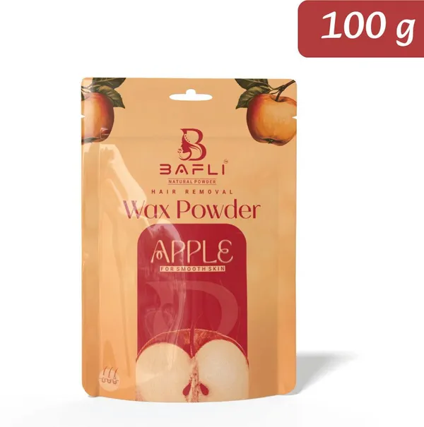 Bafli_Hair_removal_herbal_wax_powder_for_body_and_bikini_and_face_|_APPLE_Powder_(100_g)