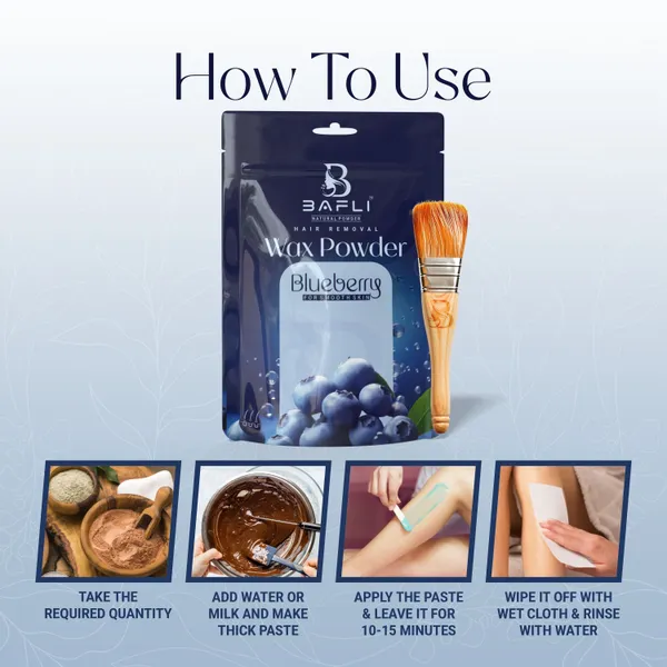 Bafli_Hair_removal_herbal_wax_powder_for_body_and_bikini_and_face_|_BLUEBERRY_Powder_(100_g)