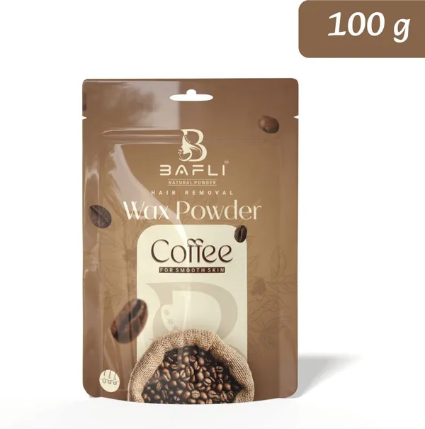 Bafli_Hair_removal_herbal_wax_powder_for_body_and_bikini_and_face_|_COFFEE_Powder_(100_g)