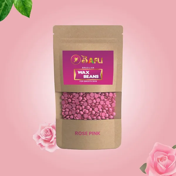 Bafli_Hair_removal_herbal_wax_beans_for_body_and_bikini_ROSE_PINK_Wax_(100_g)