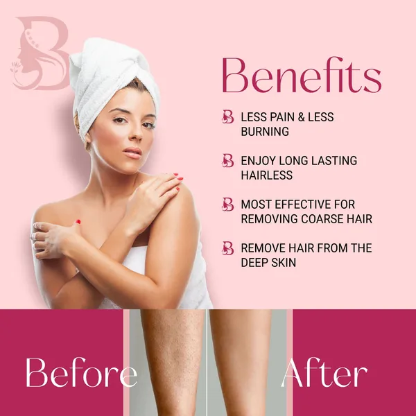 Bafli_Hair_Removal_Brazilian_Hard_Wax_Beans_|ROSE_PINK_(100_g)_Wax_(100_g)
