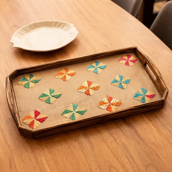 Phulkari_Serving_Tray-_Multi_Golden