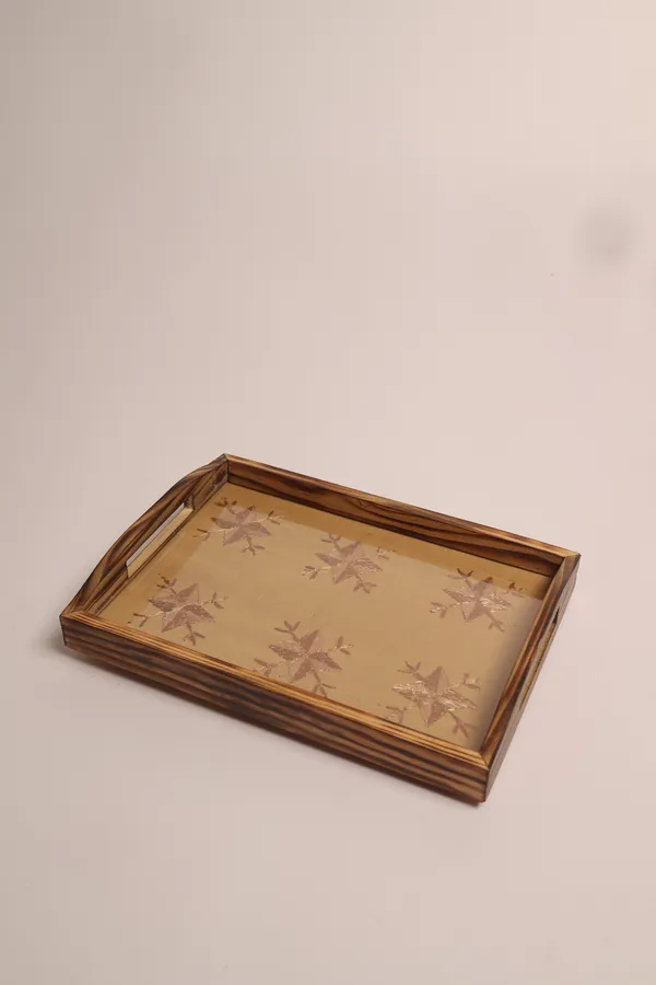 Phulkari_Serving_tray-_Golden