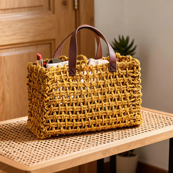 Mesh_Bag-_Mustard(With_Leather_Handle)