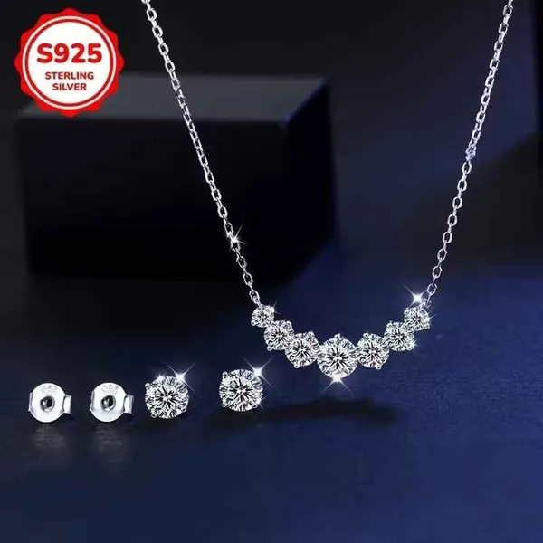 Silver_Brass_Necklace_&_Earrings_Set_For_Women