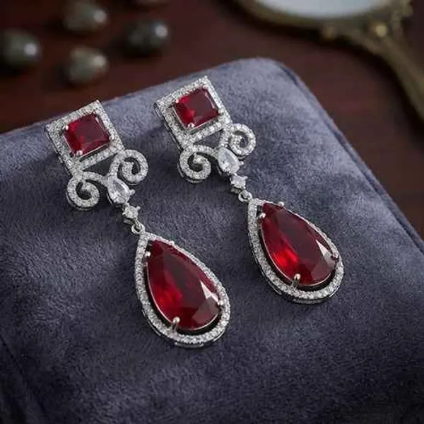 Red_Brass_Drop_Earrings_For_Women
