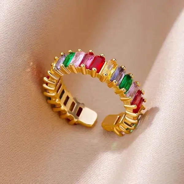 Gold_Tone_Multicolor_Adjustable_Stone_Ring