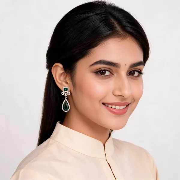 Green_Brass_Drop_Earrings_For_Women