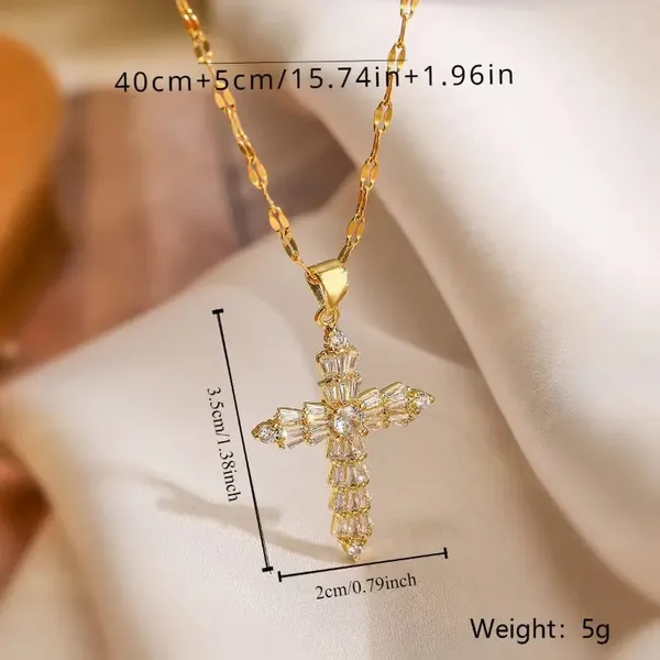 Gold_Tone_Crystal_Cross_Pendant_Necklace_for_Women