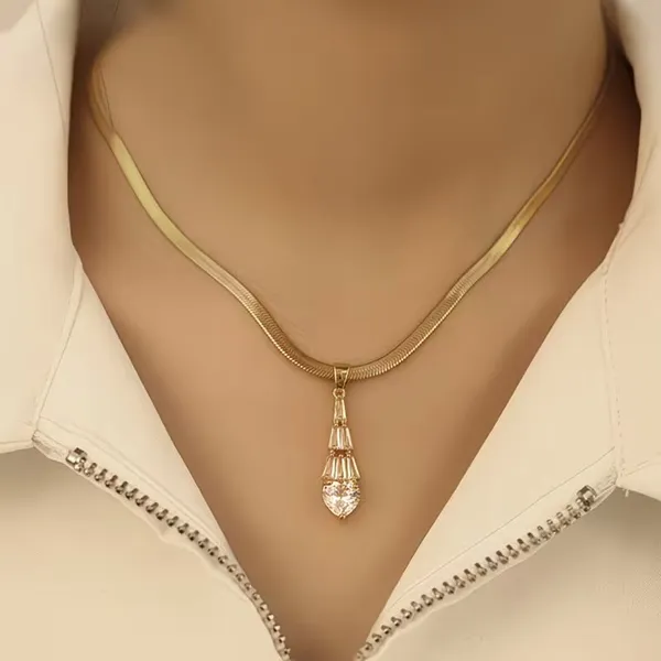Gold_Brass_Drop_Necklace_For_Women
