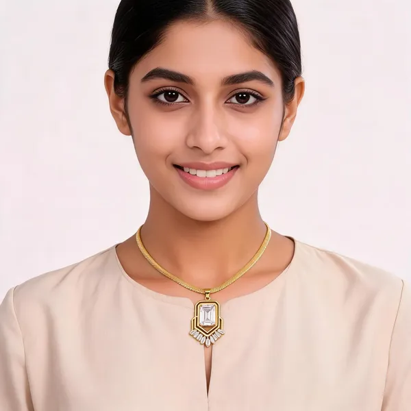 Gold_Brass_Pendant_Necklace_For_Women